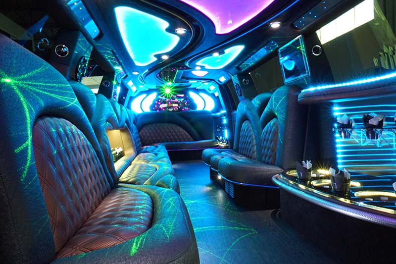 Cadillac Escalade limousine interior