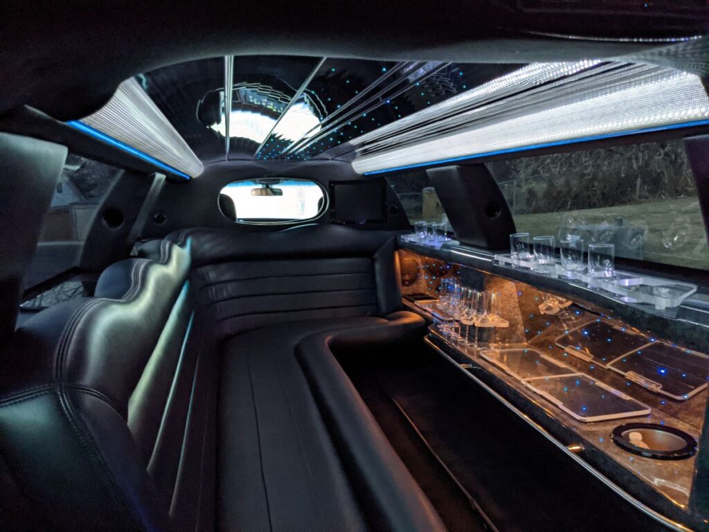 Town Car limousine interior